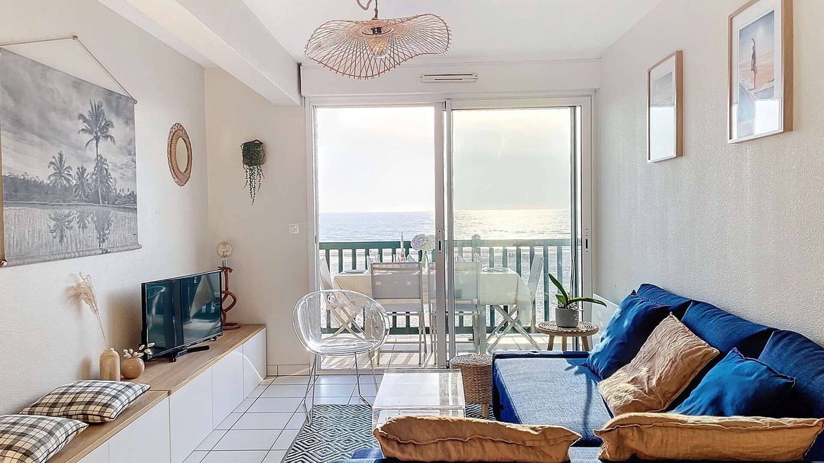 Vieux-Boucau-les-Bains Apartment | Vieux Boucau, nice flat with amazing ocean view