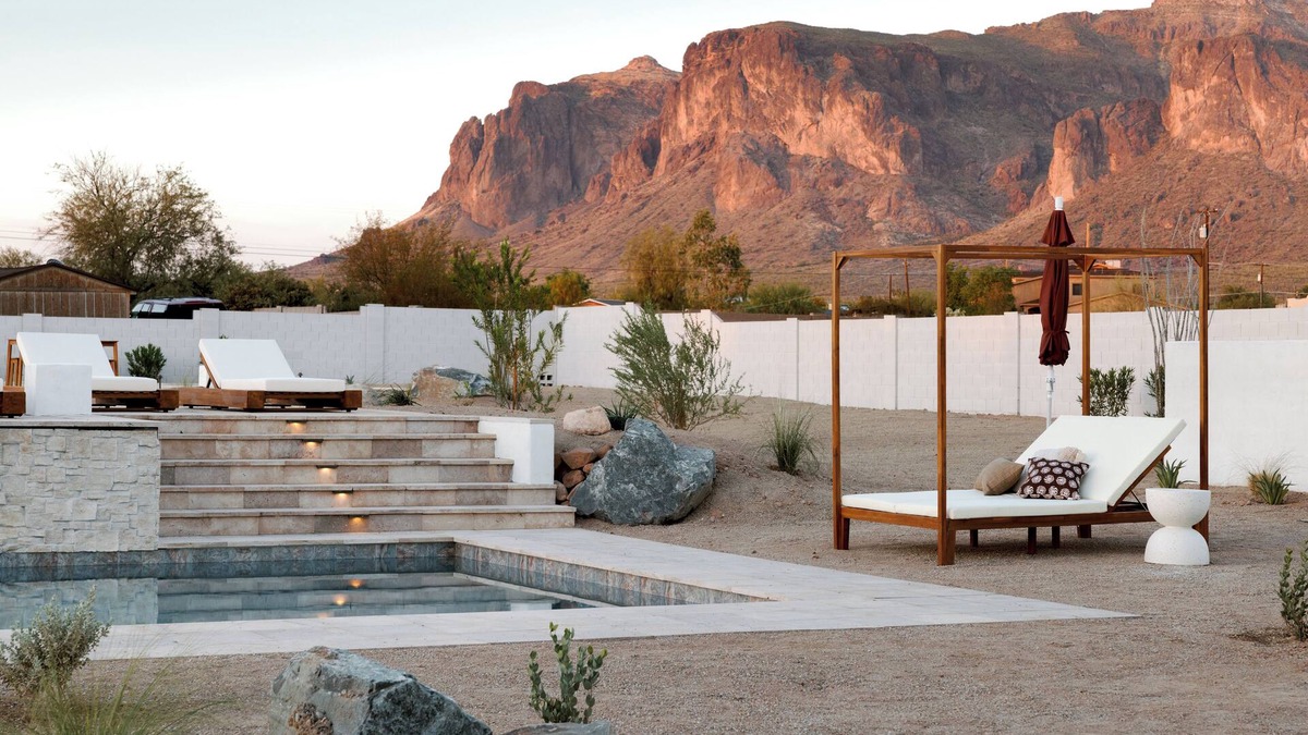 Apache Junction House | Views - Heated Pool - 10 person Hot Tub - Golf - Game Room - Pickleball Court