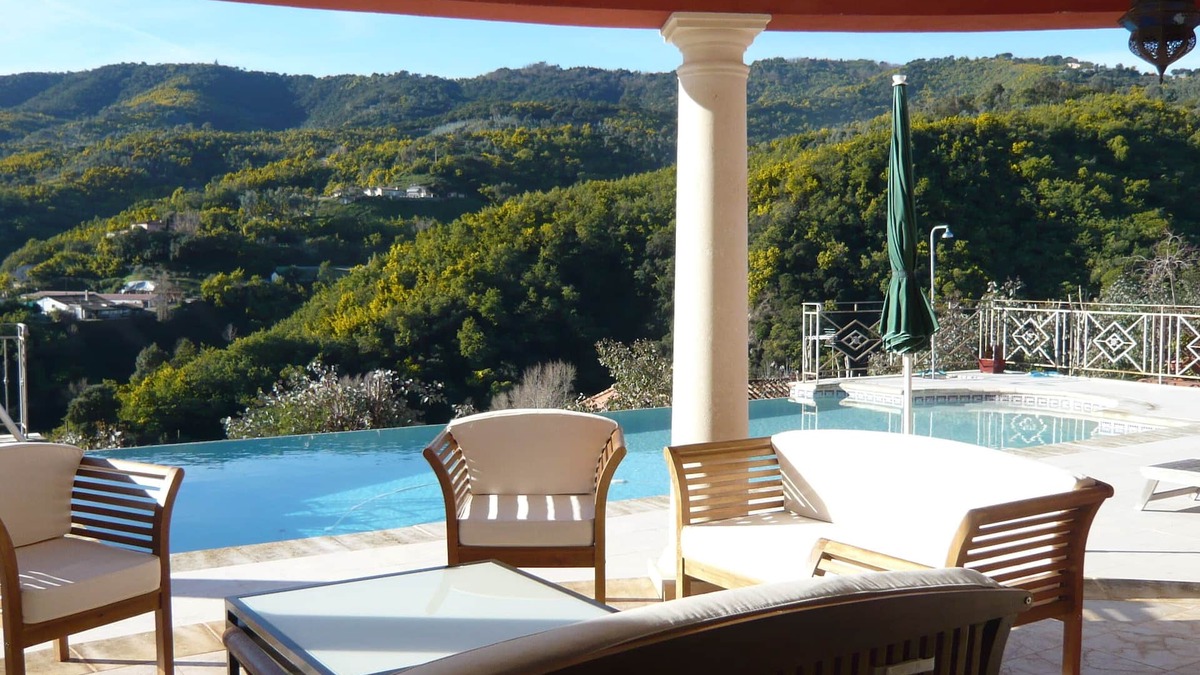 Pegomas Villa | Villa 10 people 10 km from Cannes with swimming pool. Unobstructed view to the sea