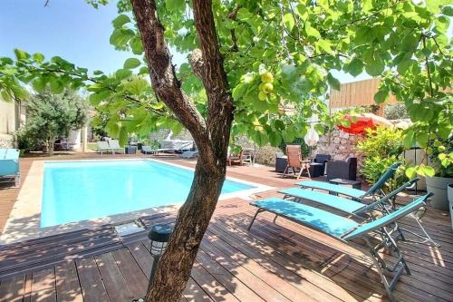 Pont de Vivaux House | Villa 3 Logements entiers avec piscine et jaccuzi et parking