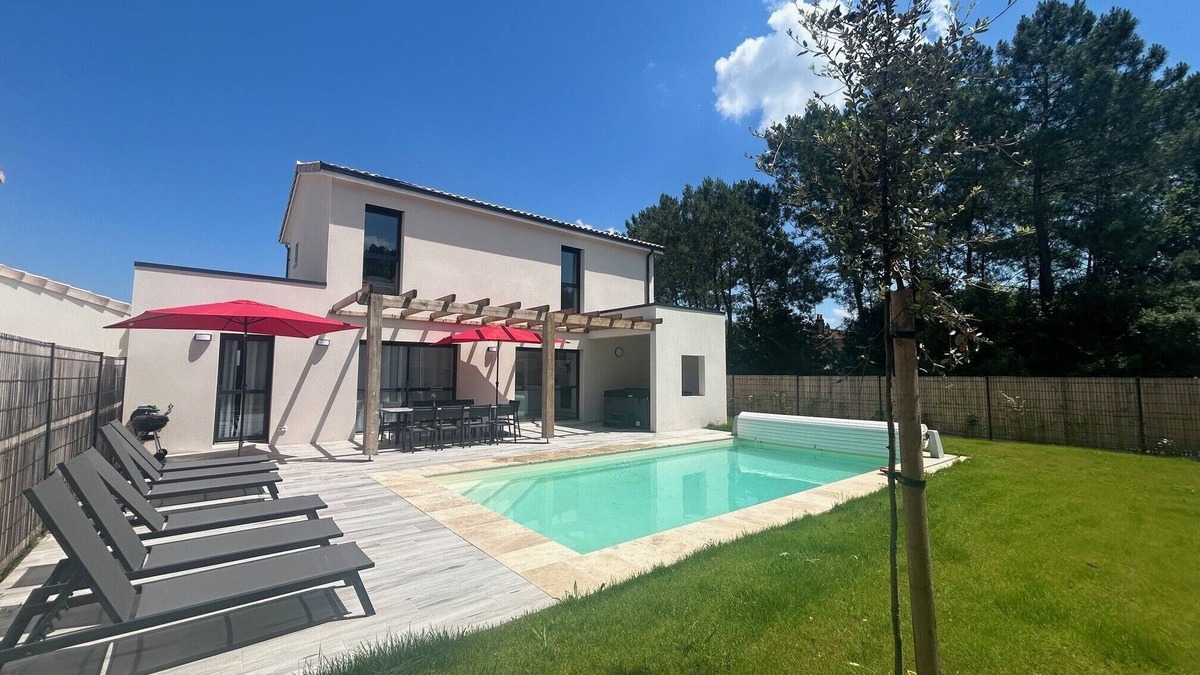 Saint-Augustin Villa | Villa 4 chambres 4 salles de bains avec jardin + jacuzzi, piscine (villa 19)