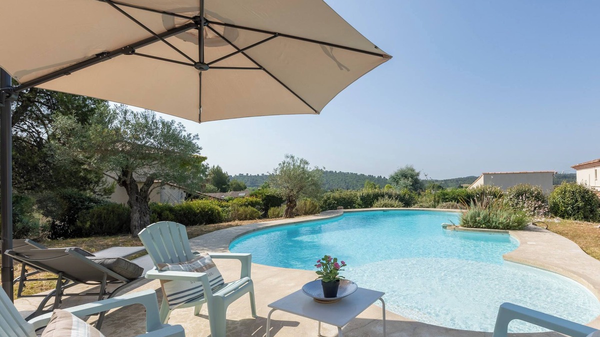 Combaillaux Villa | Villa 4* quiet near Montpellier and the sea, pool, air conditioning, view