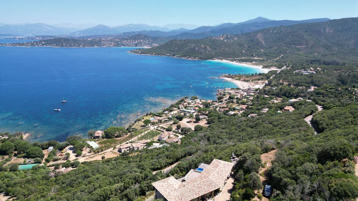 Verghia Villa | Villa 6 Bedrooms, sea view, swimming pool on Ajaccio's south shore