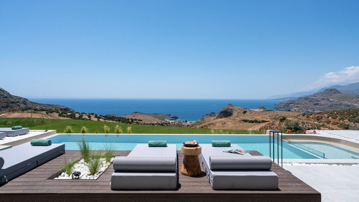 Agios Vasileios Villa | Villa 7 Seas - With Amazing View