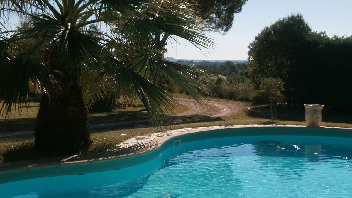 Serviers-et-Labaume Villa | Villa 8/9 p very comfortable splendid view of Uzes