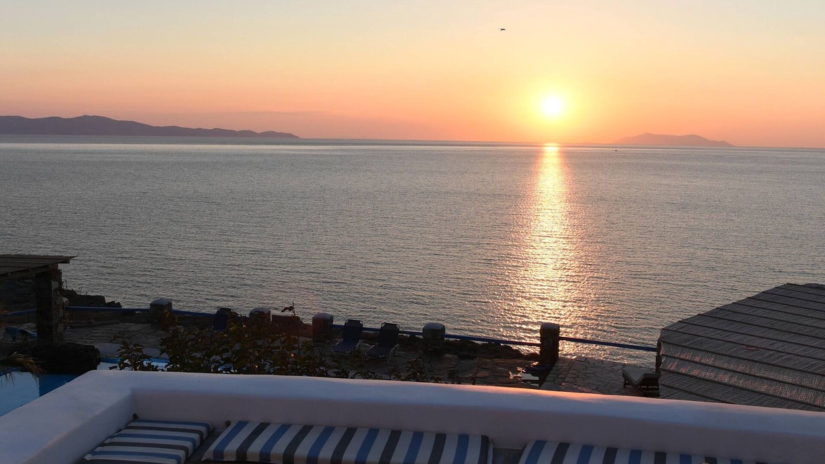Tinos Villa | Villa Akrivi is a spacious newly renovated, sea front property, 5 bedroom 4 bath