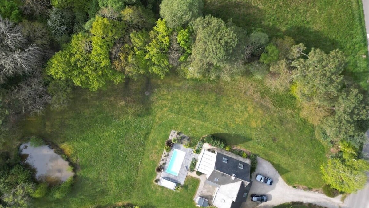 Sainte-Helene House | Villa avec piscine chauffée - En pleine nature