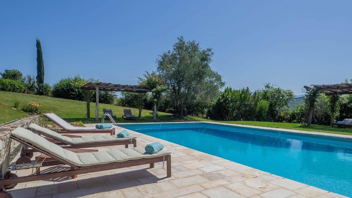 San Donato in Collina Villa | Villa Badia a Corte with private pool, surrounded by greenery, maximum privacy.
