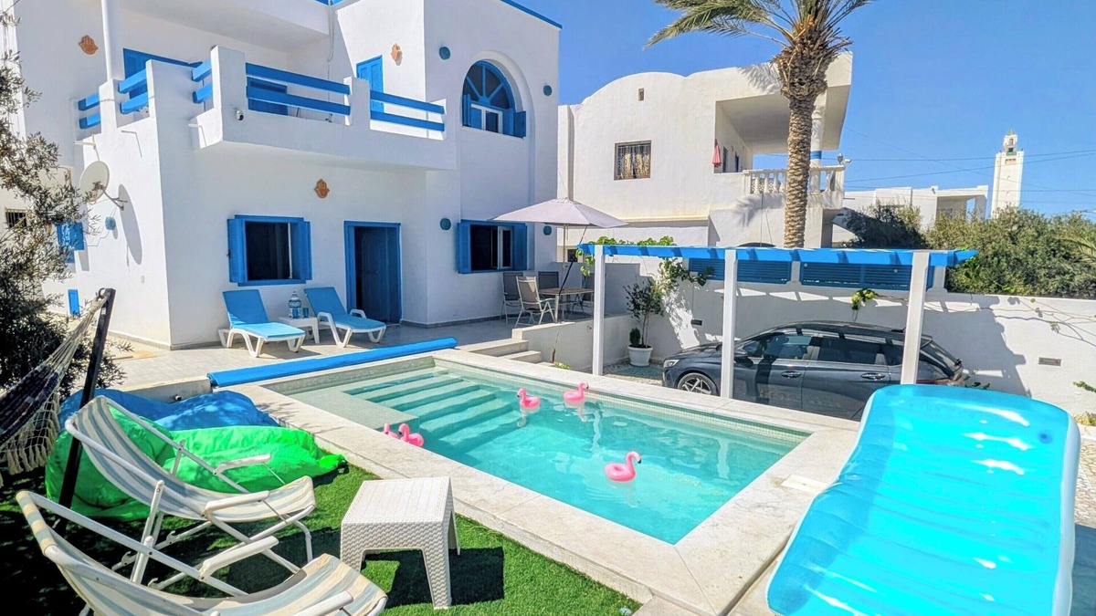 Zarzis Villa | Villa Bleue Plage Sonia