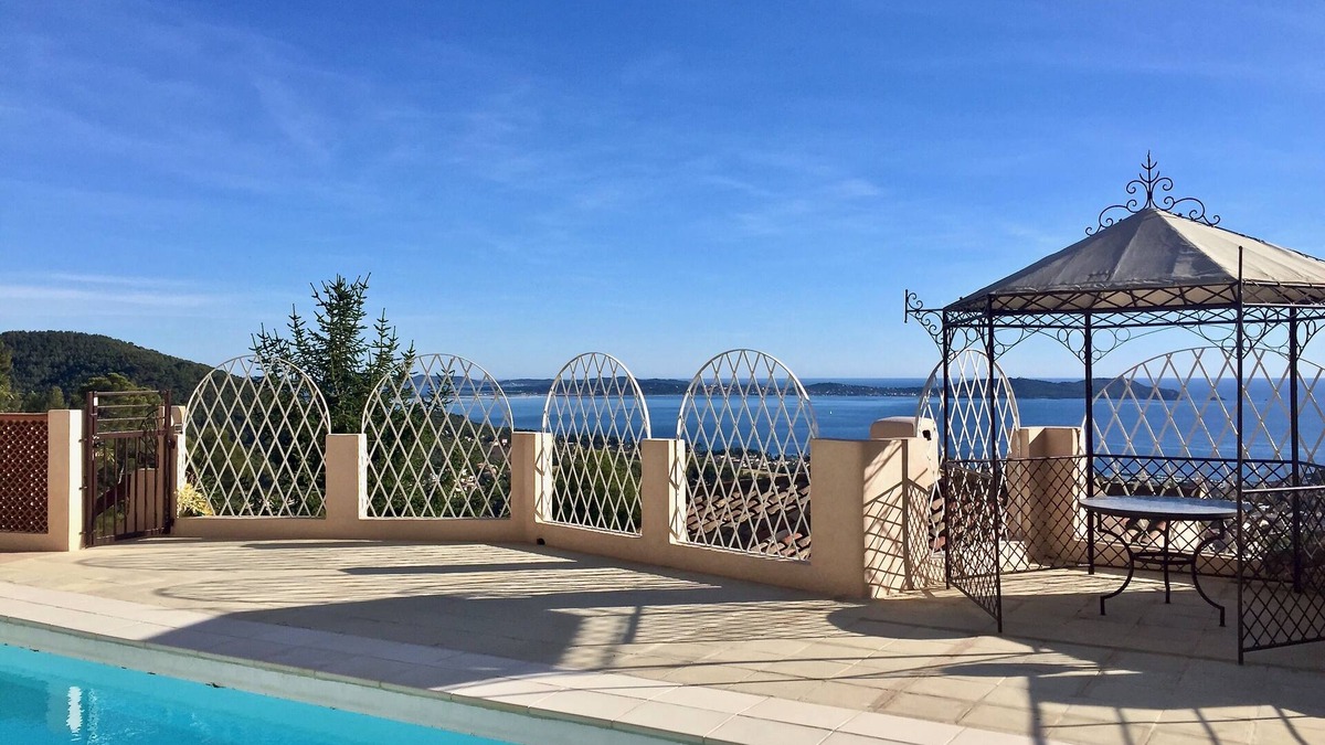 Carqueiranne Villa | Villa Côte azur stunning sea views private pool for 4 person, air conditioning