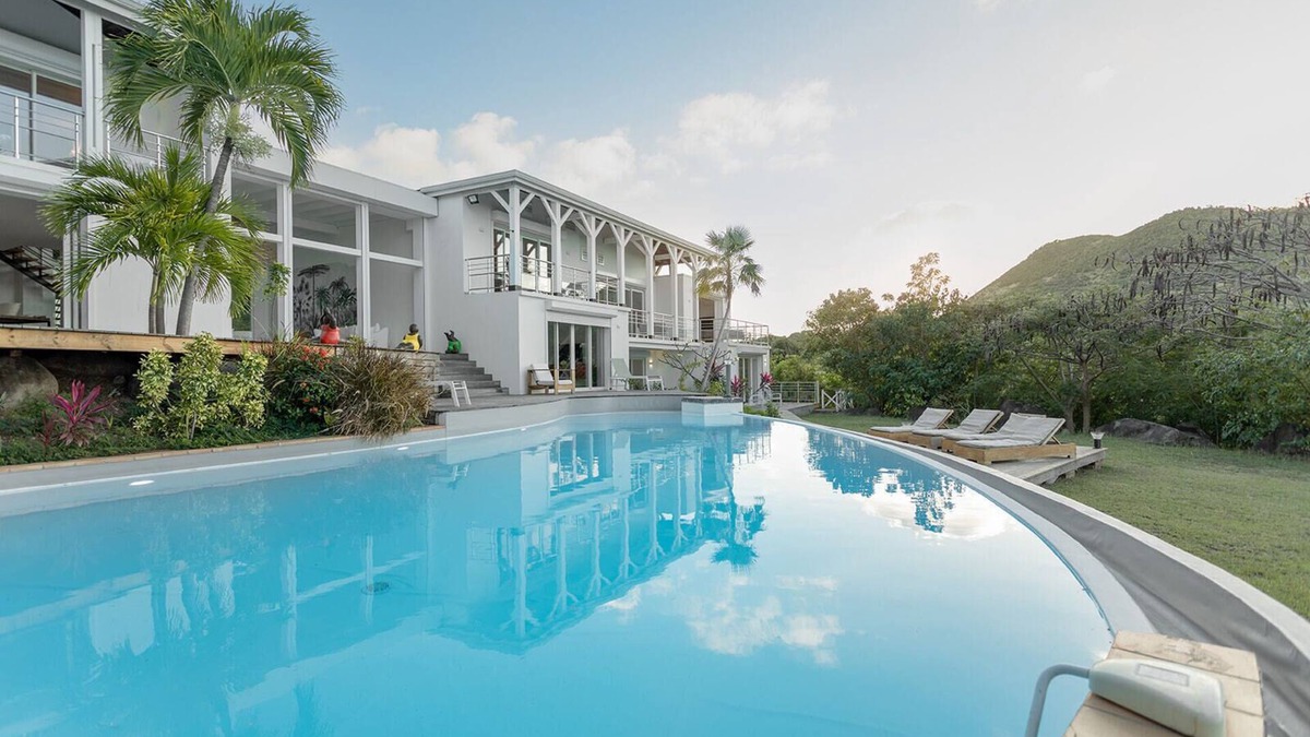 Anse Marcel Villa | Villa Caye Blanche, 7 bdrms, spectacular view!