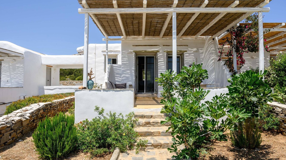 Santa Maria Villa | Villa "Christina Santa Maria" with Sea View, 2 Private Terraces & Wi-Fi