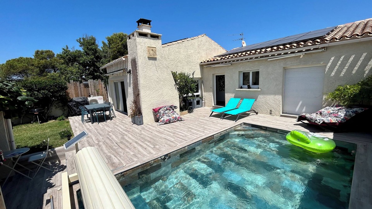 Carnon-Plage House | Villa close to the beach ideal for family vacations