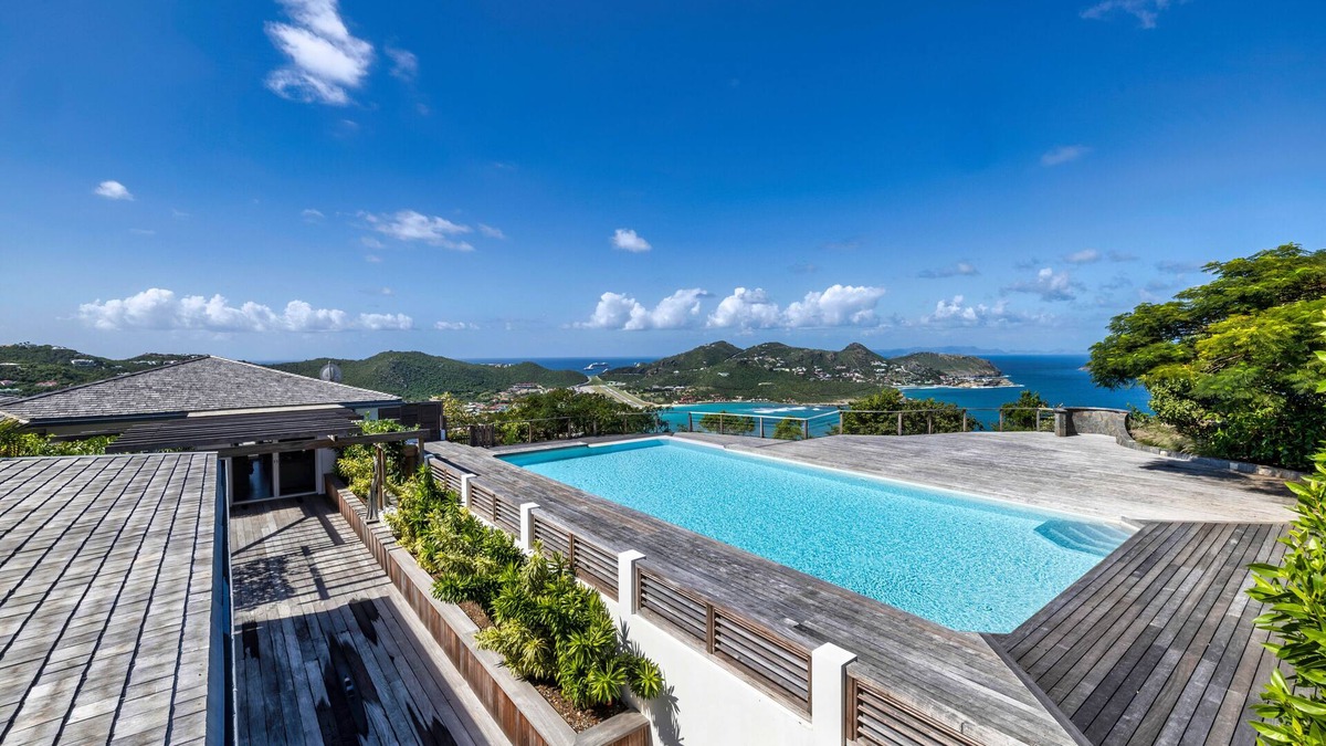 Morne Criquet Villa | Villa 'Coco de Mer' Fabulous views of St Jean Bay and Eden Rock