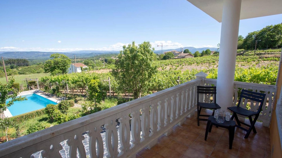 Panton Villa | Villa 'Con Piscina En Pantòn Ribeira' with Mountain View, Private Pool and Wi-Fi