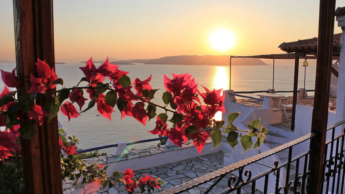 Xanthi Region Villa | Villa DAHLIA. Panoramic pool. Access to the sea. Privileged view of the Egean.