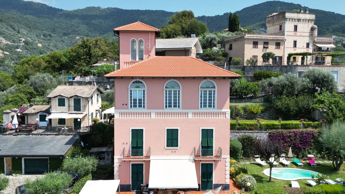 Recco Villa | "Villa degli Ulivi" - 19th century Villa with private pool and sea view
