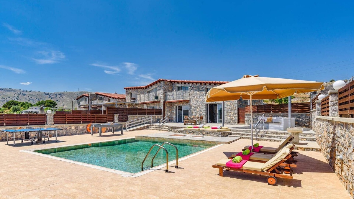 Lardos Villa | Villa Dione Seastone by Villa Plus