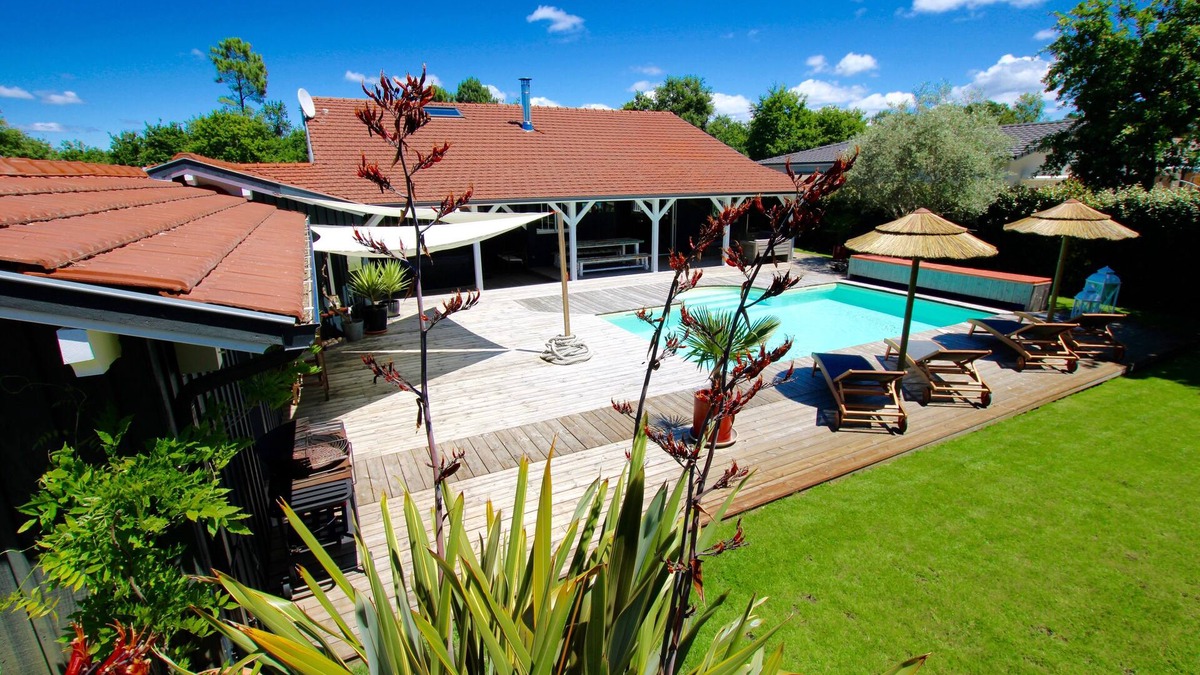 Ares Villa | Villa du Bassin, heated swimming pool, spa, sauna, 5 mins Lège-Cap-Ferret-Andernos