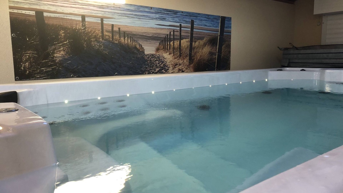 Saint-Germain-sur-Ay House | Villa Dune & Spa 8 people, 50 m sea, indoor swimming jacuzzy