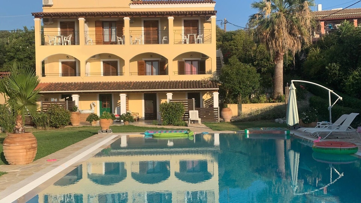 Acharavi Villa | Villa Eleni Corfu: Seaview, Pool, Sleeps 10-20, Near Beach & Village! 🌊🏡