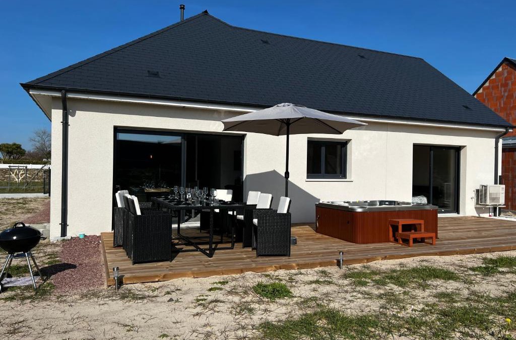 Bretteville-sur-Ay Villa | Villa en bord de mer SPA/Sauna (N)