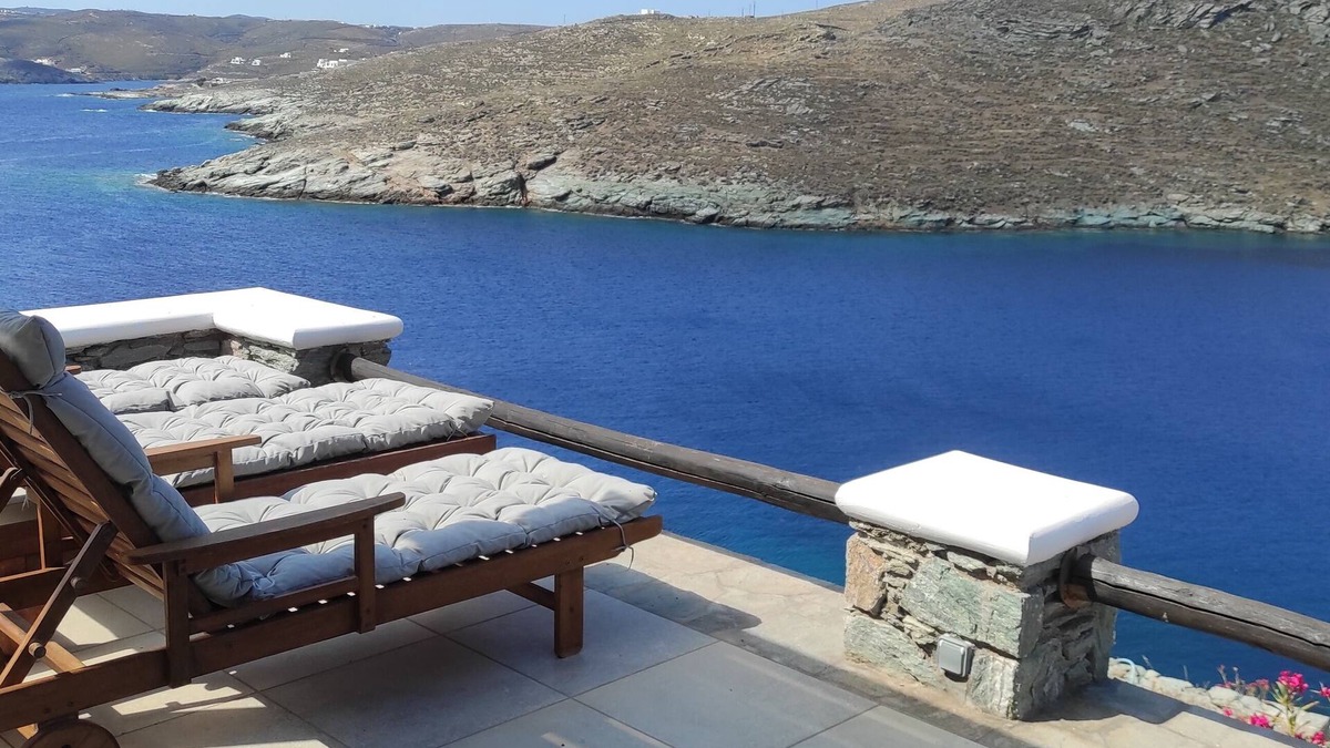 Loutra Villa | Villa FANI.Spectacular sea view and walking-distance approach to 3 top beaches!
