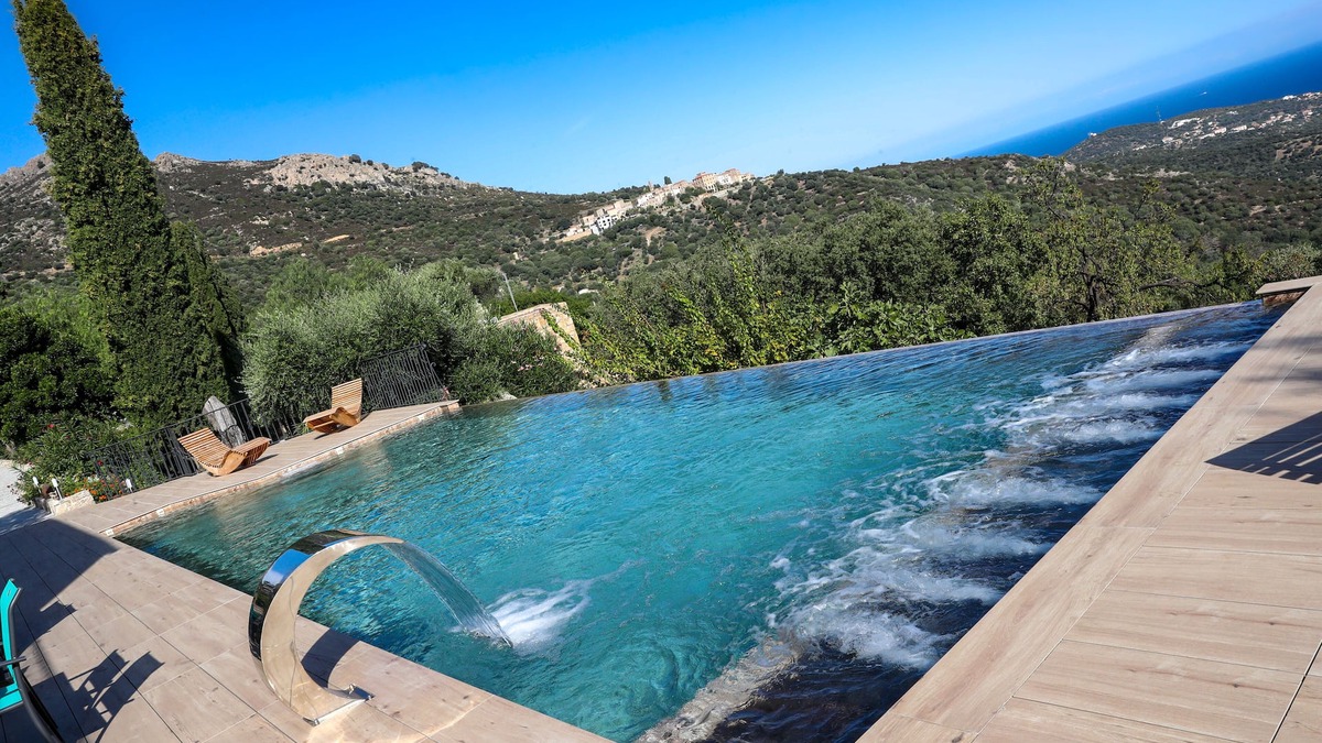 Santa-Reparata-di-Balagna Villa | Villa Casamicci Avec VUE SUR MER ET Piscine Chauffee