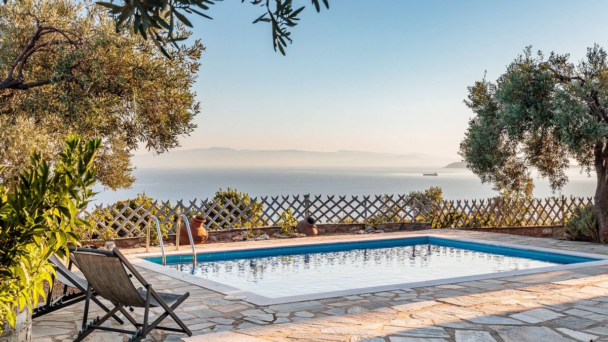 Glossa Villa | Villa Glikeria, W/pool, Lovely Sea Views And Close To Everything