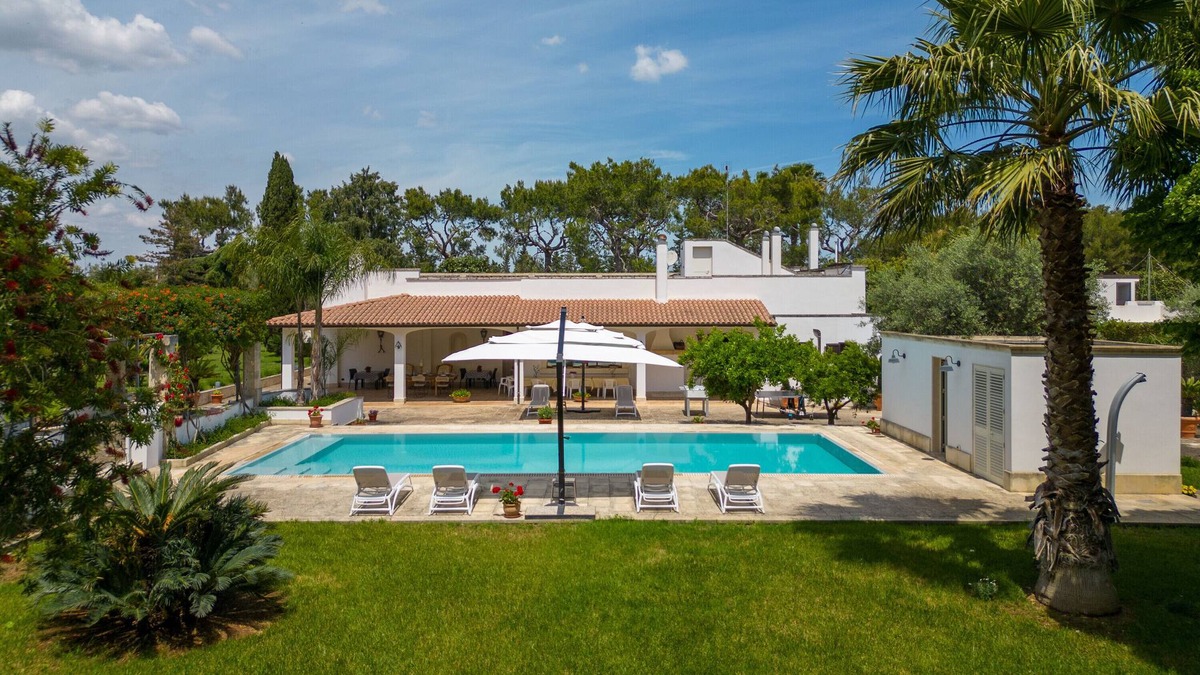 Monteroni di Lecce House | Villa "Il Carretto" with Private Pool & Wi-Fi