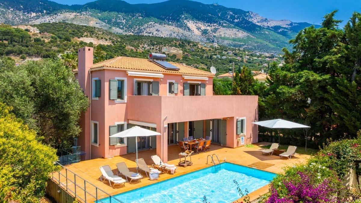 Mousata Villa | Villa Ionian Rose - Three Bedroom Villa, Sleeps 7