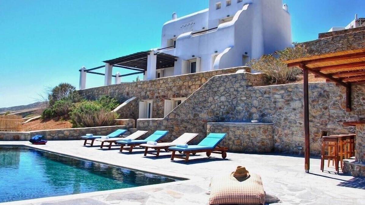 Mykonos Villa | Villa Kappa with Private Pool, BBQ & Sea Views