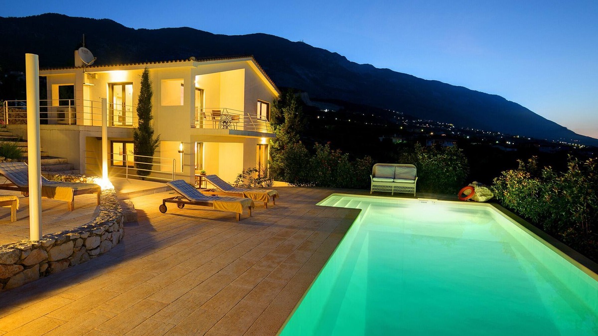 Karavados Villa | Villa 'Kteni Ideales Resort' with Sea View, Wi-Fi and Air Conditioning