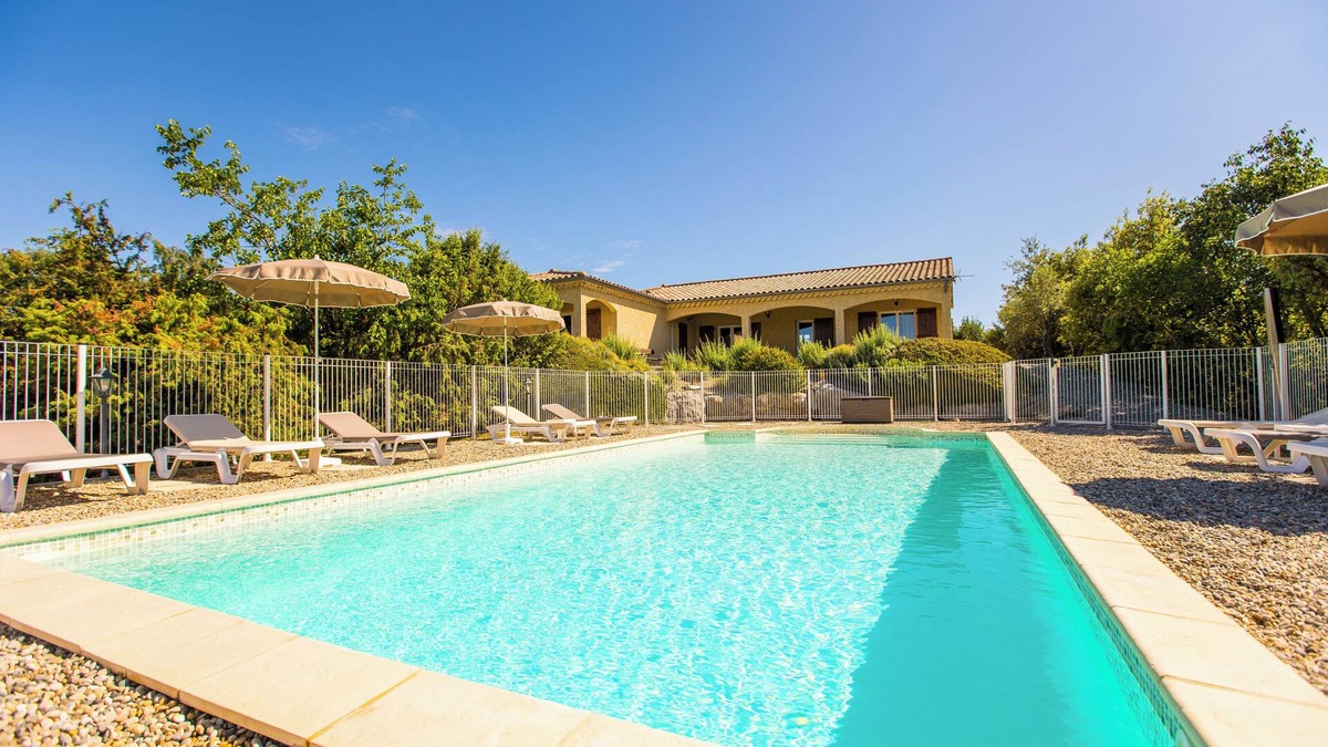 Joyeuse Villa | Villa L'Olivier with Private Pool and Spa in South Ardèche