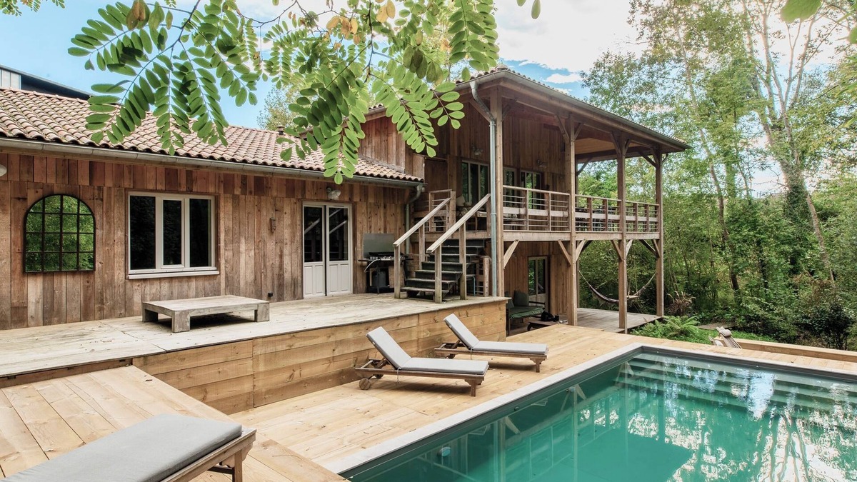 Saubion Villa | Villa 'La Cabane Du Moulin' with Private Pool, Private Terrace and Wi-Fi