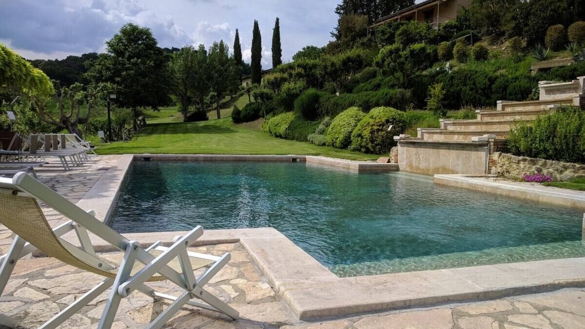 Chiusi Villa | Villa La Cascata - with swimming pool