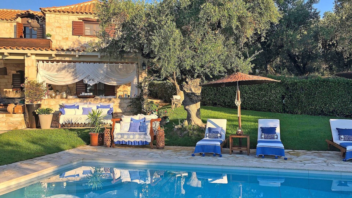 Lithakia Villa | Villa Lalla with private pool 5 min from the Gulf of Turtles