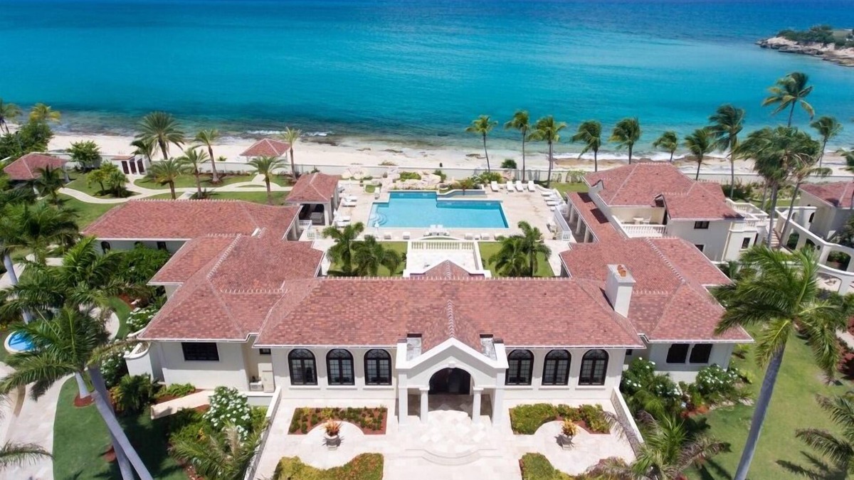 Plum Bay Villa | Villa Le Chateau des Palmiers | Beach Front - Located in Magnificent Plum Bay with Private Pool