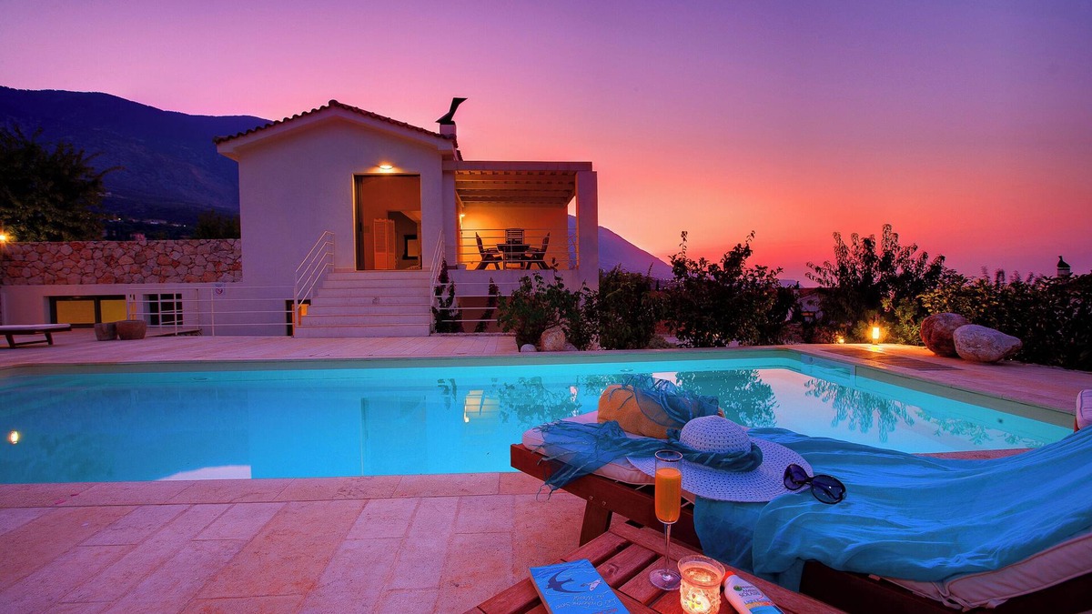 Karavados Villa | Villa 'Linatela Ideales Resort' with Sea View, Wi-Fi and Air Conditioning