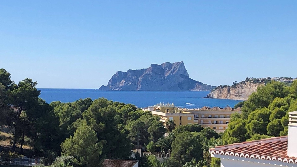 Moraira Villa | Villa Mar Alborán, Great Seaviews, 5-10 Min Easy Stroll Town & Beaches