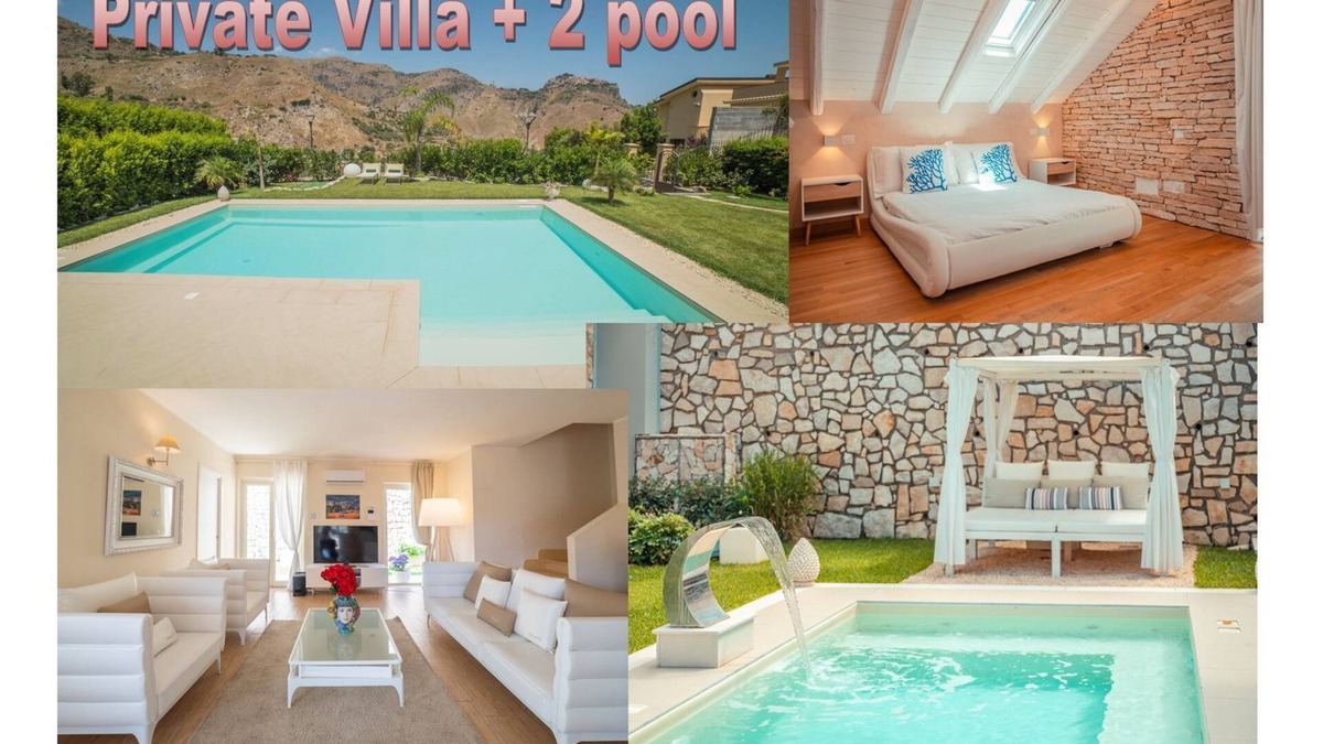 Castelmola Apartment | Villa Mastrissa - Private design villa with 2 swimming pools and 4 rooms