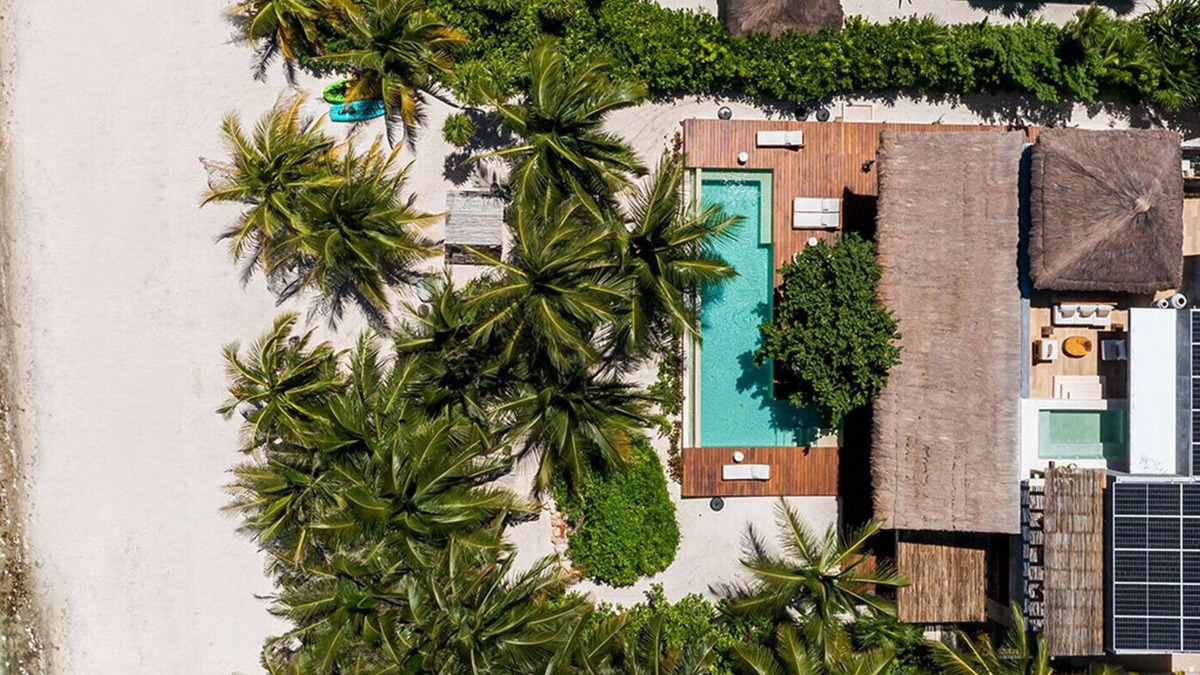 Downtown Cancun Villa | Villa Naj Kan: 9BR Beachfront Escape w/Private Pool + AC Throughout near Tulum