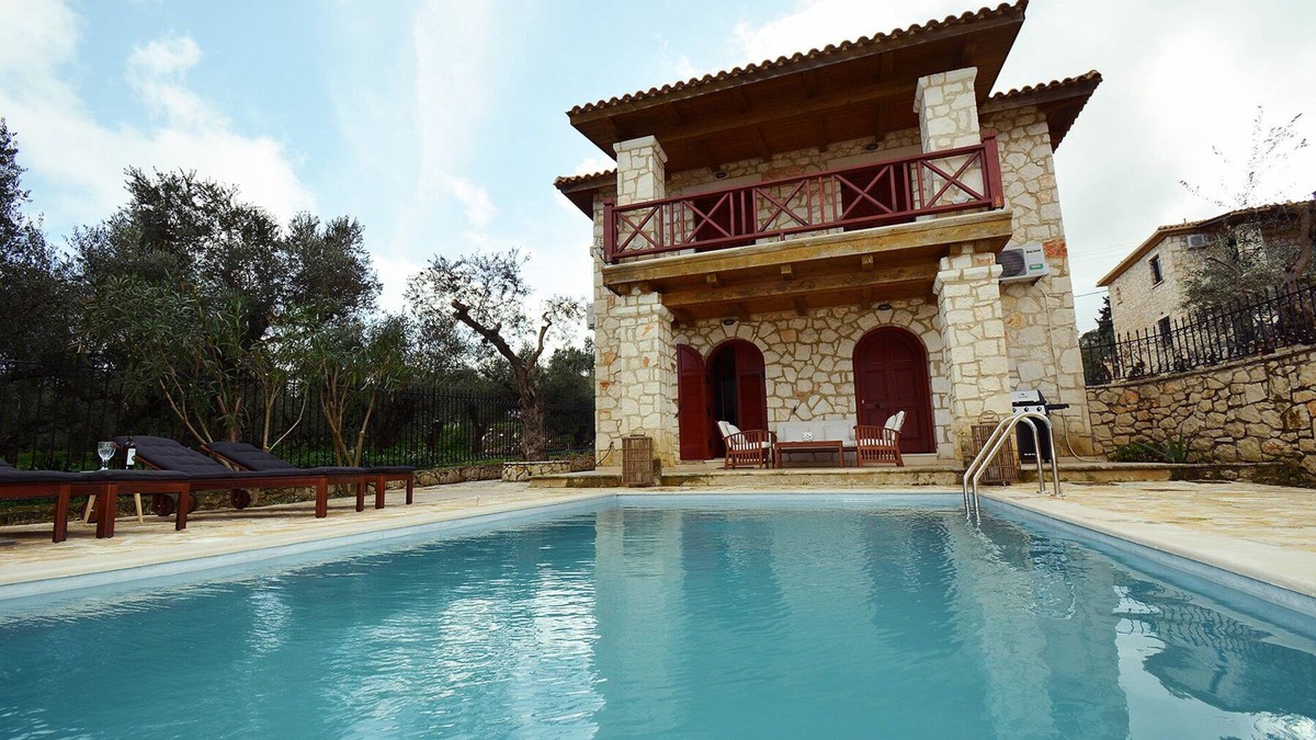 Akrotiri Villa | Villa Nephele of Jootiq Villas. Combine traditional stone built concept with supreme comfort!