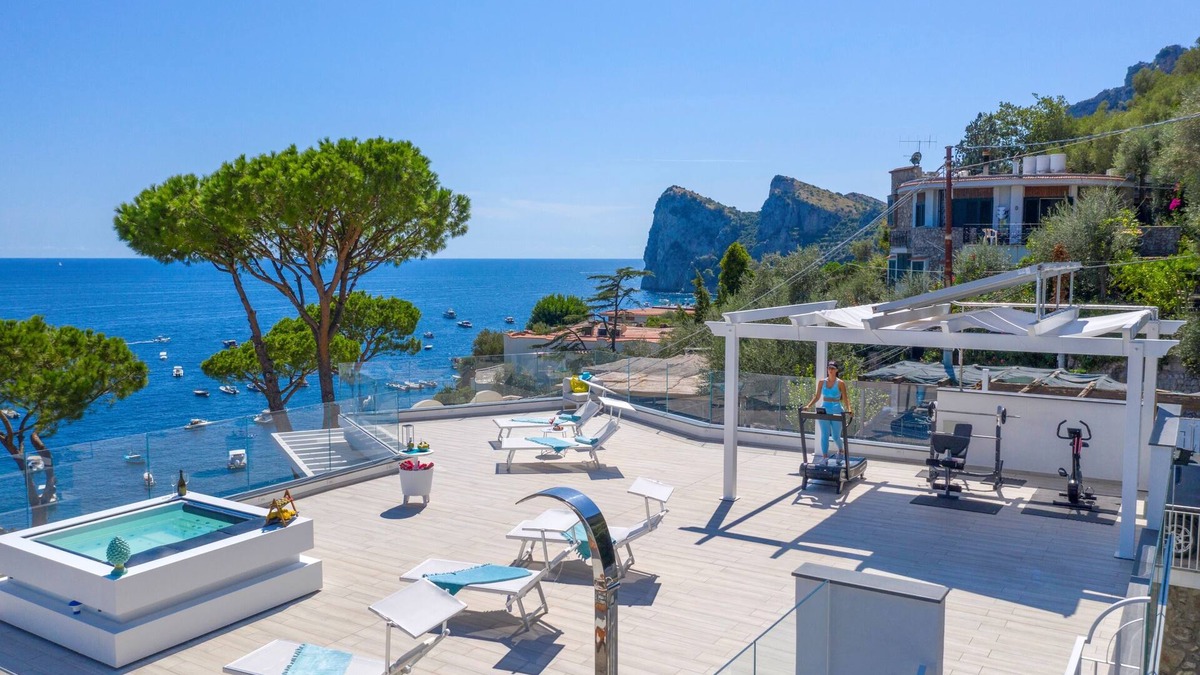 Nerano Villa | Villa Neranyum with private pool, hydromassage, sea view and parking