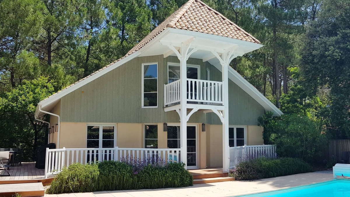 Lacanau-Ocean Villa | Villa No. 8 Eden Club, 3 bedroom private heated pool wi fi