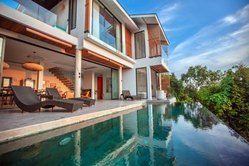 Ko Pha-ngan Villa | Villa Nour - 3 BR sea view pool villa in Srithanu