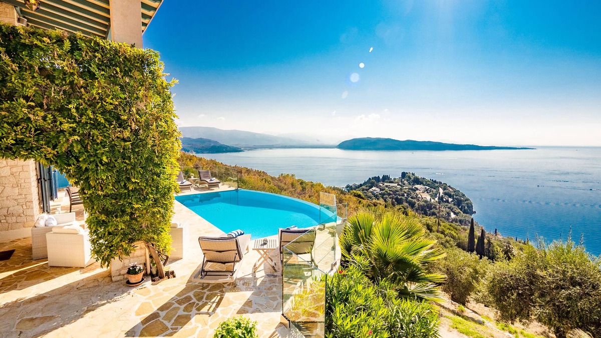 Petaleia Villa | Villa Orlaya – an idyllic retreat above the stunning bays of Koulora and Kalami.