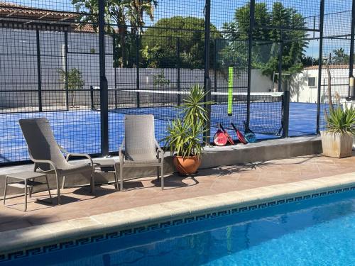 Pinos de Alhaurin Villa | Villa Padel - Heated pool and private paddle court
