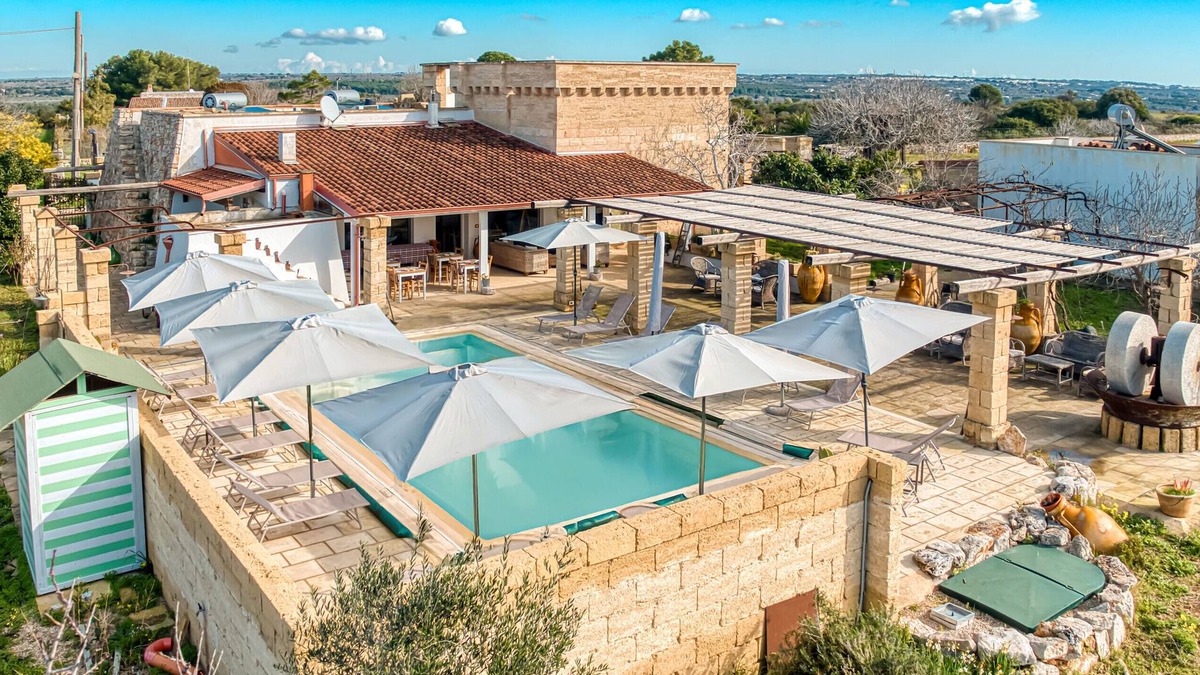 Salve Villa | Villa 'Palmira Immersa Nella Natura' with Sea View, Private Pool and Wi-Fi