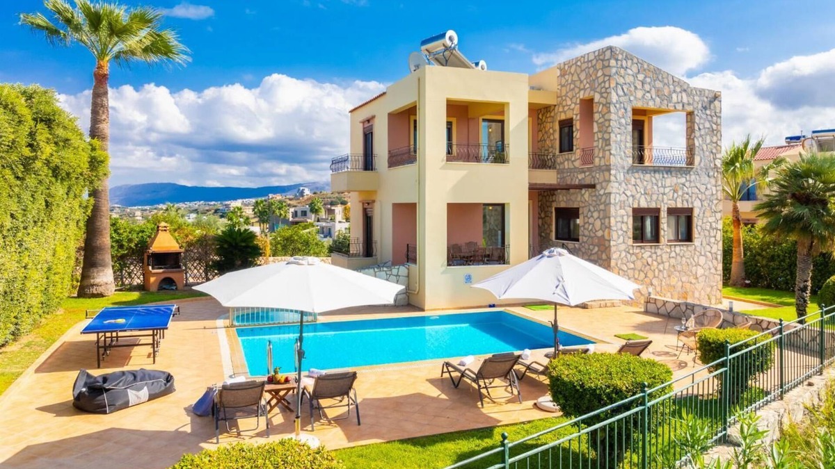 Kato Stalos Villa | Villa Pasiphae 2 - Three Bedroom Villa, Sleeps 7